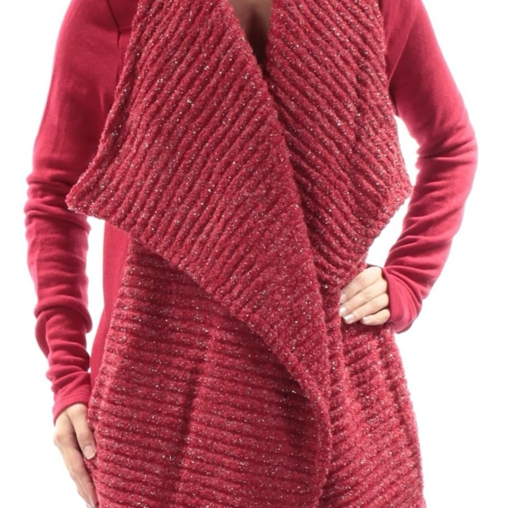Lucky Brand Red Women's Cardigan, size SMALL in good used condition!